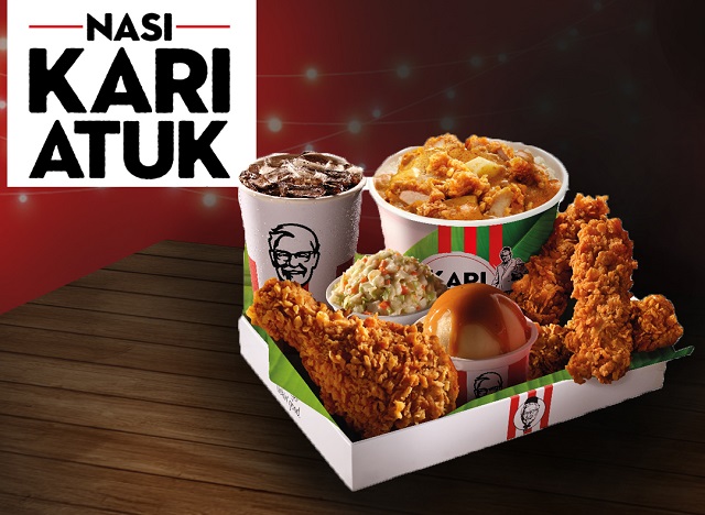 menu terbaharu KFC Nasi Kari Atuk